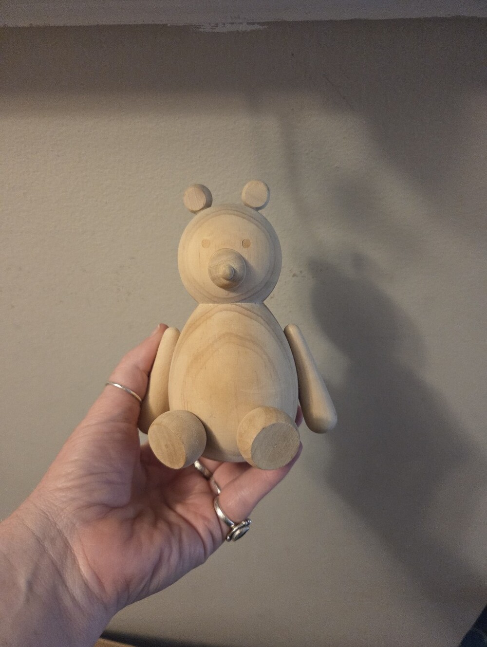 Turned Wood Bear - Mondo Llama